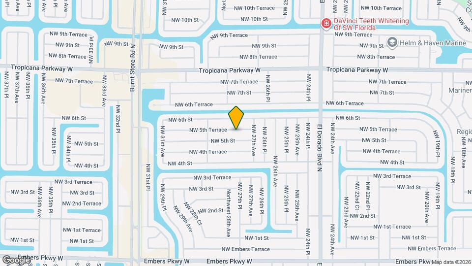 2722 NW 5th Terrace Mapa y Detalles de la Ubicación