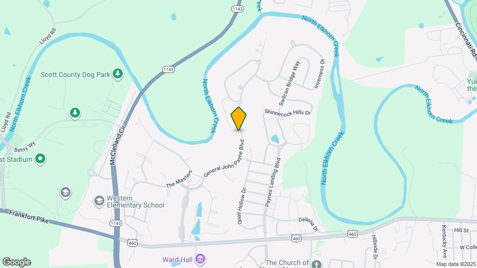 447 General John Payne Blvd Map and Location Details