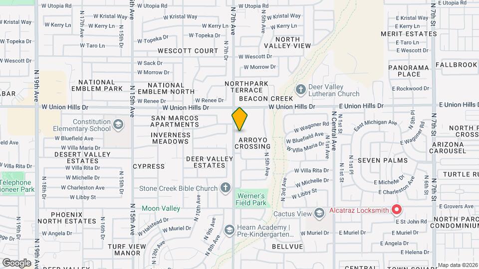 558 W Bluefield Ave Map and Location Details