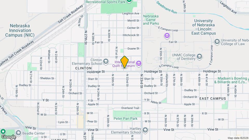 3204 Holdrege St Mapa y Detalles de la Ubicación