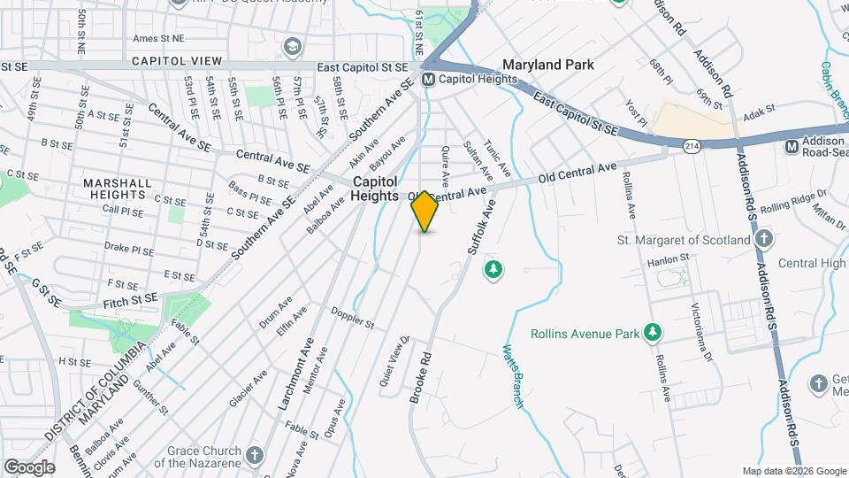 504 Capitol Heights Blvd Map and Location Details