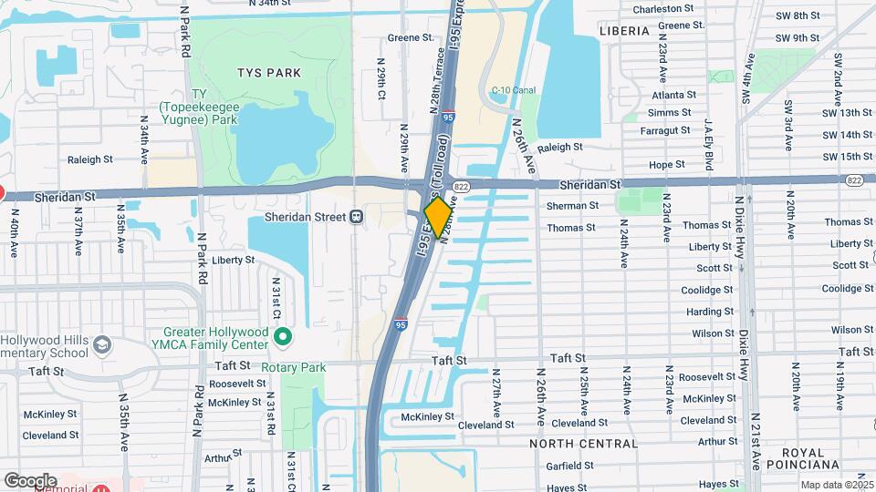 2206 N 28th Ave-Unit -1 Map and Location Details