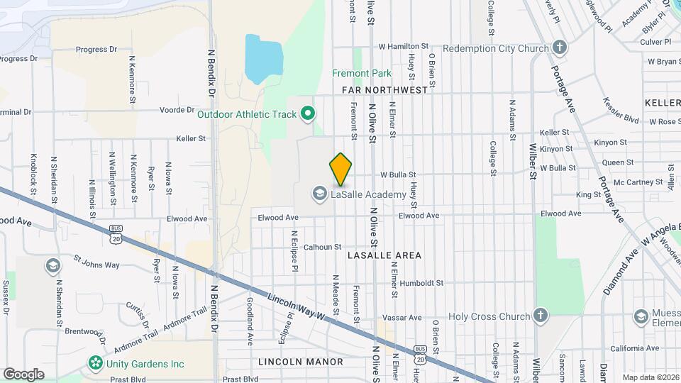 1506 N Meade St Mapa y Detalles de la Ubicación