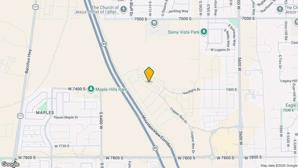 7397 S Olivine River Ln Map and Location Details