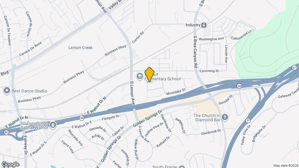 852 Glenwick Ave Map and Location Details