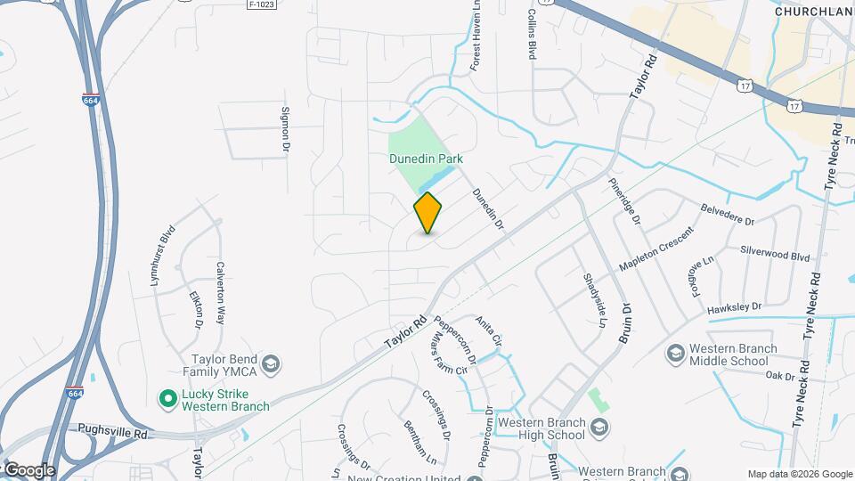 3201 Woodbaugh Dr Map and Location Details