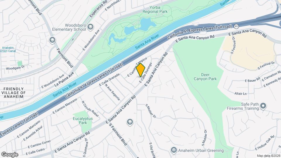 7589 E Calle Durango Mapa y Detalles de la Ubicación