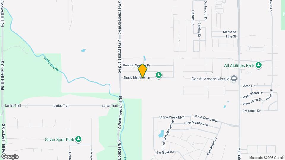 700 Shady Meadow Ln Mapa y Detalles de la Ubicación