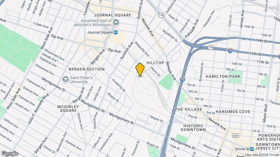 66 Chestnut Ave Map and Location Details