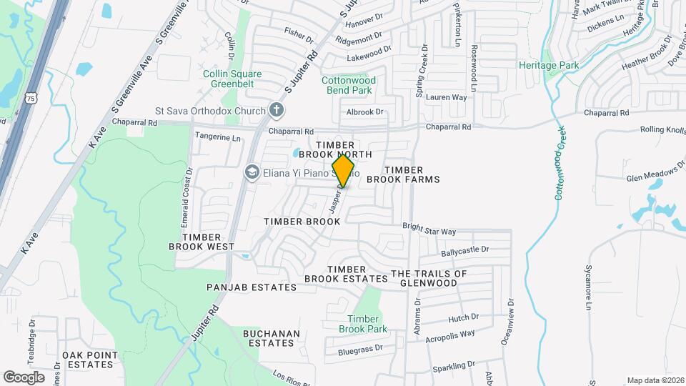 7020 Jasper Dr Map and Location Details