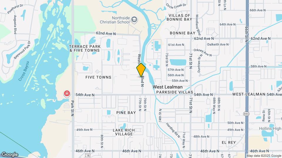 7655 Cardiff Ct N Map and Location Details