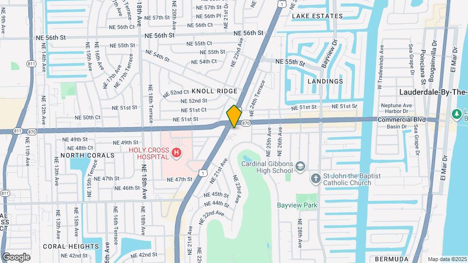 2400 E Commercial Blvd Map and Location Details