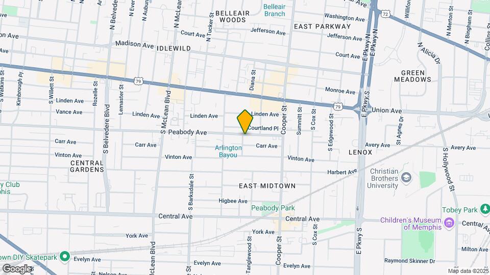 2037-2039 Peabody Ave Map and Location Details