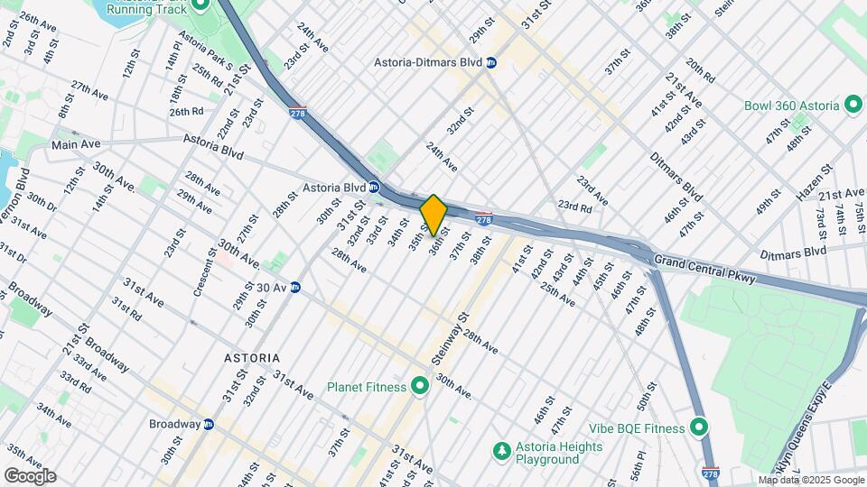 25-34 36th St Map and Location Details