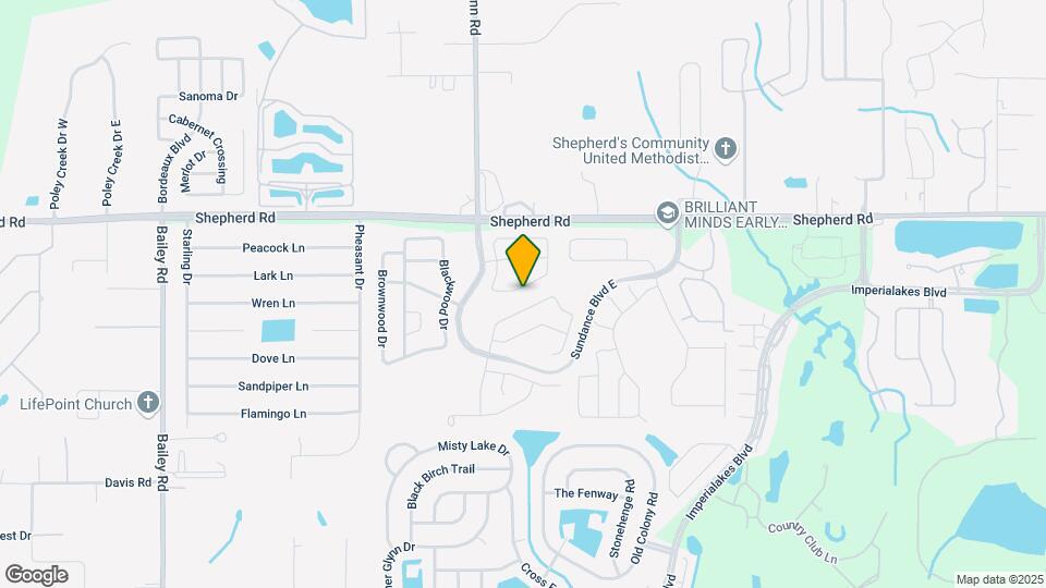 2613 Sundance Cir Map and Location Details