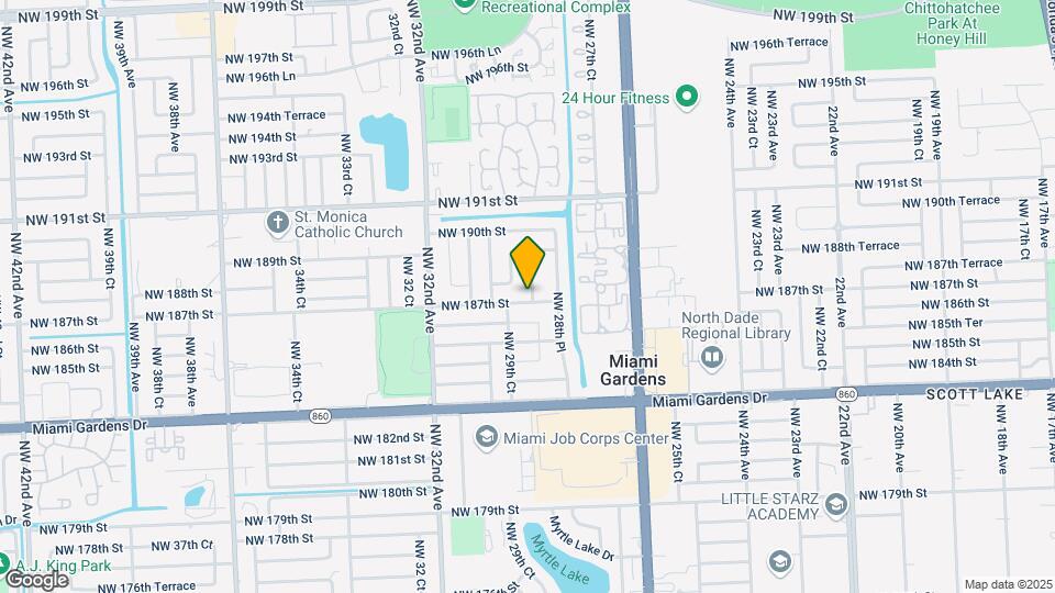 2901 NW 187th St Map and Location Details