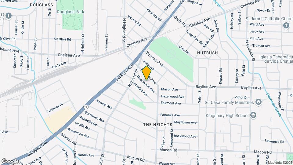 3578 Hazelwood Ave Map and Location Details