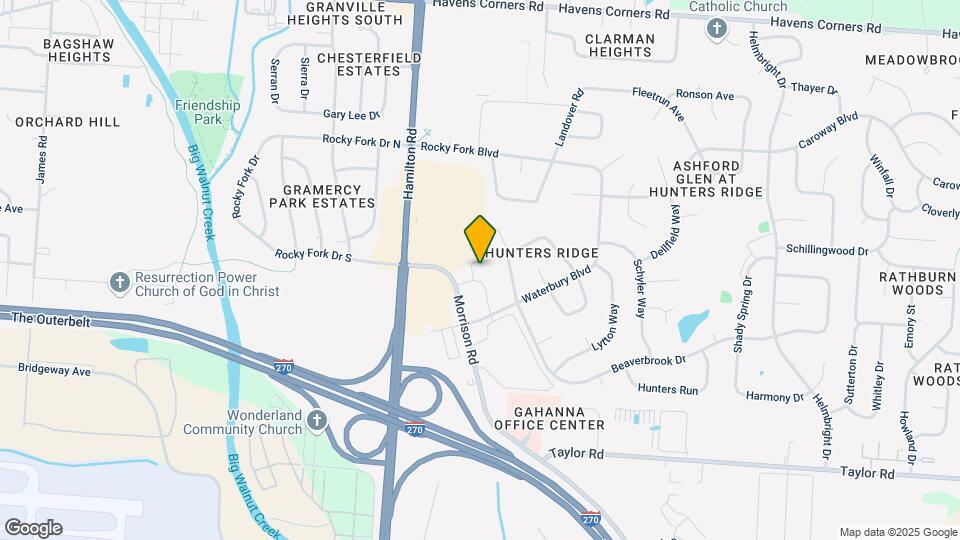Hunter's Ridge Apartments Map and Location Details