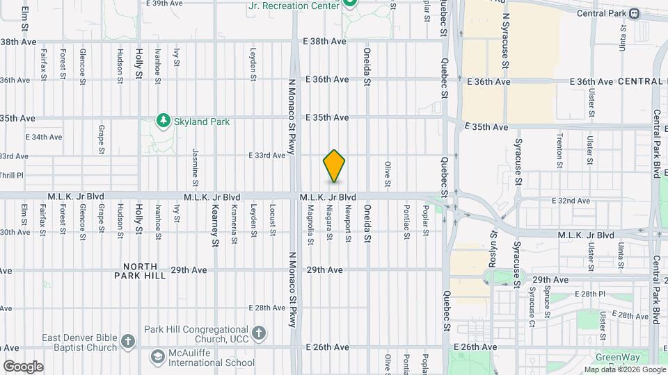 3208 Niagara St Map and Location Details