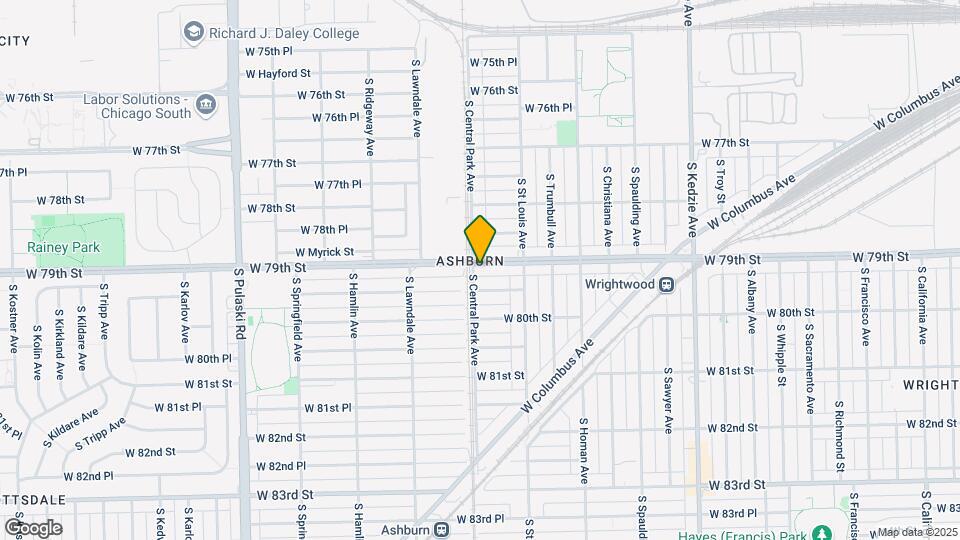 7903 S Central Ave Map and Location Details
