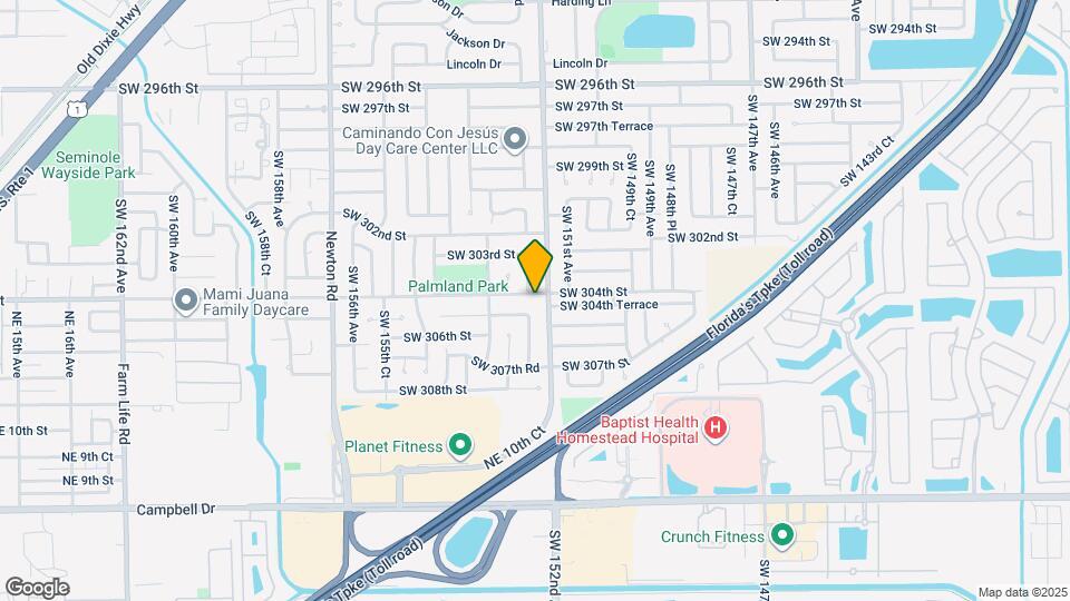 15210 SW 304th St Mapa y Detalles de la Ubicación