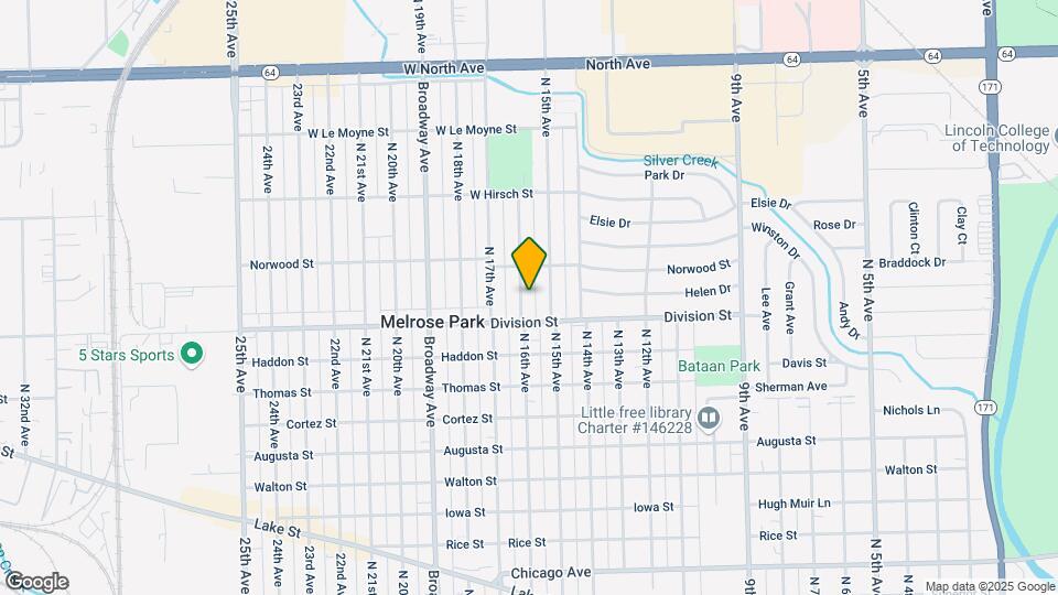 1519 N 16th Ave Map and Location Details