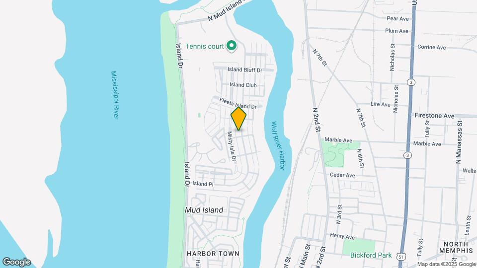 1219 Island Pl E Map and Location Details