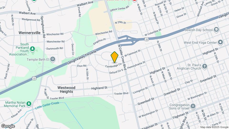 3205 Cambridge Cir Map and Location Details