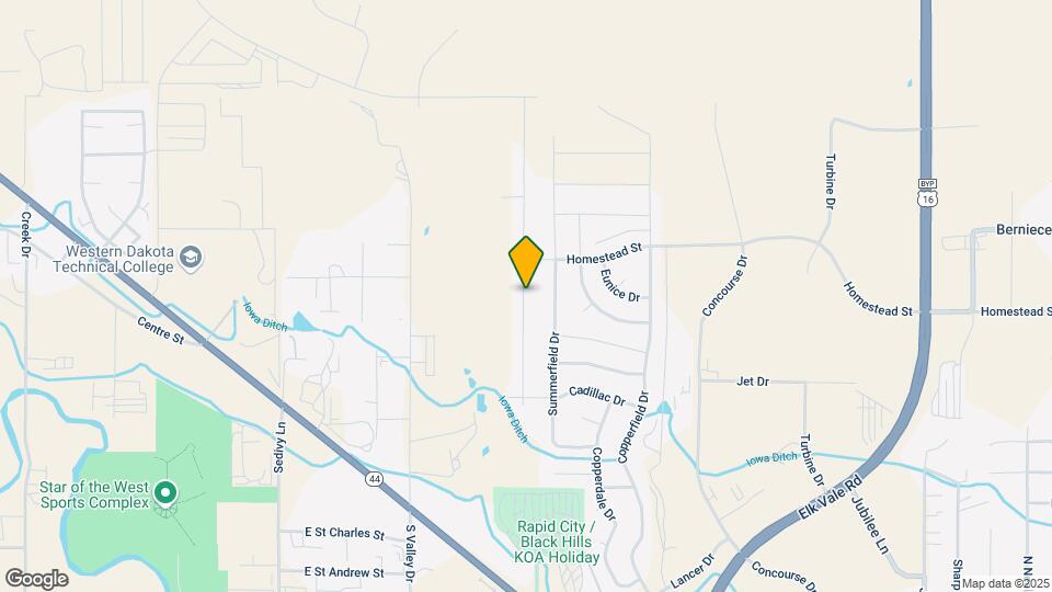 614 Diamond Ridge Blvd Map and Location Details