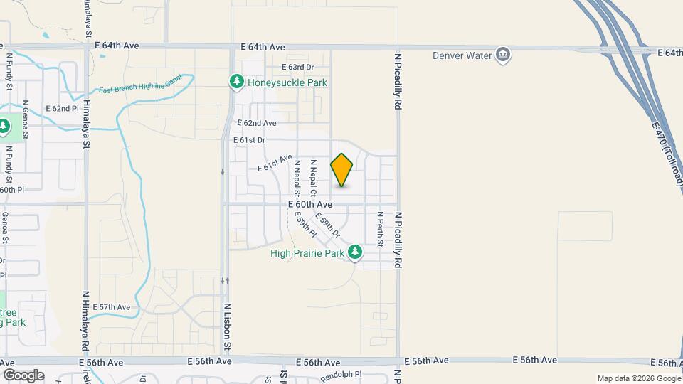 6012 N Netherland Ct Map and Location Details