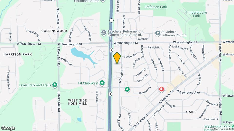 255 S Durkin Dr Map and Location Details