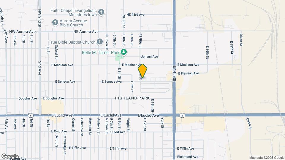 1100 E Seneca Ave Map and Location Details