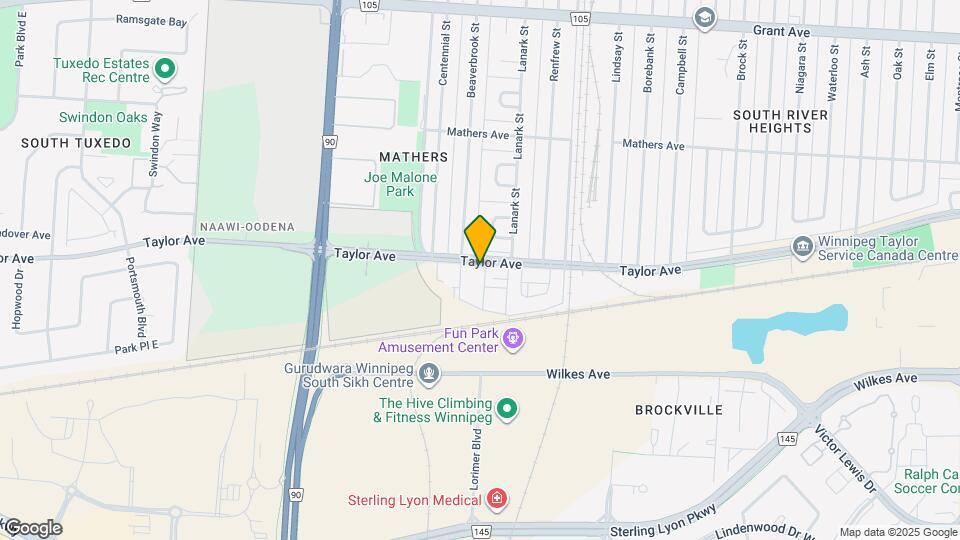 1740 Taylor Avenue Map and Location Details