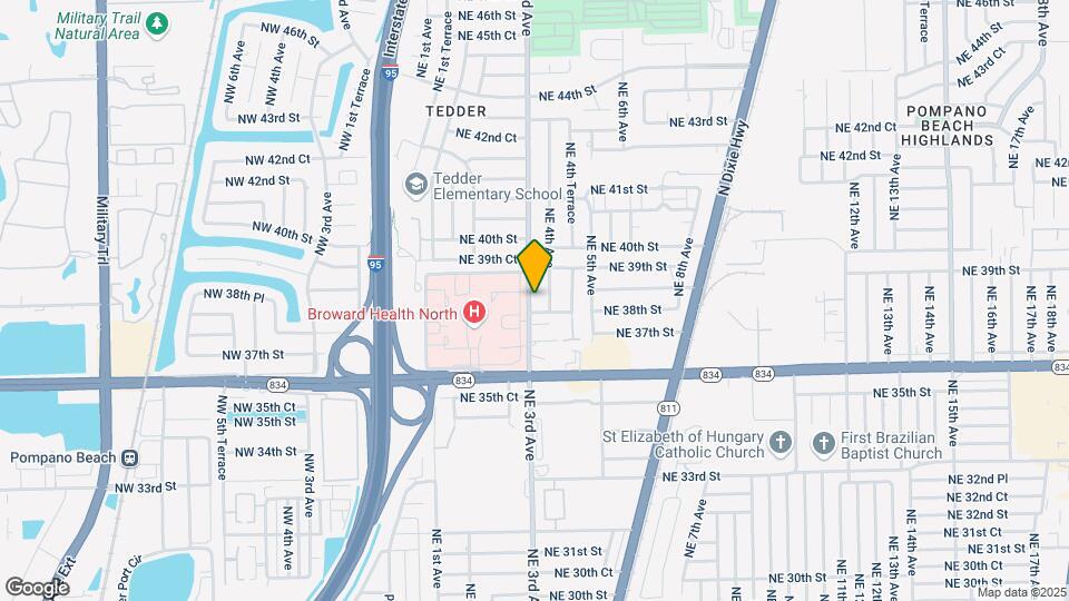 3810 NE 3rd Ave Mapa y Detalles de la Ubicación
