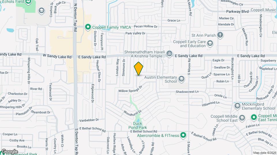 435 Clear Creek Ln Map and Location Details