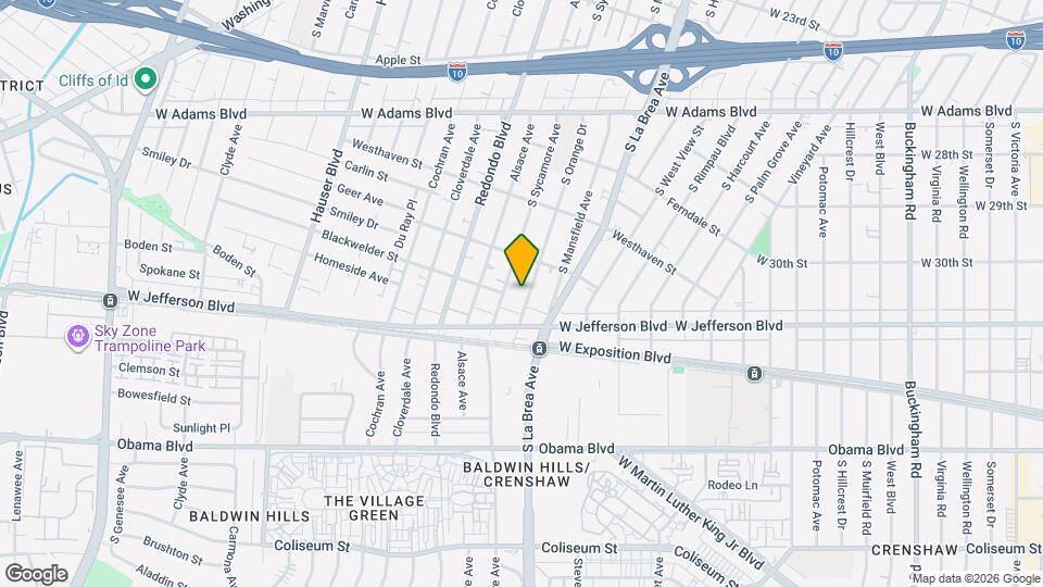 2939 S Orange Dr Mapa y Detalles de la Ubicación