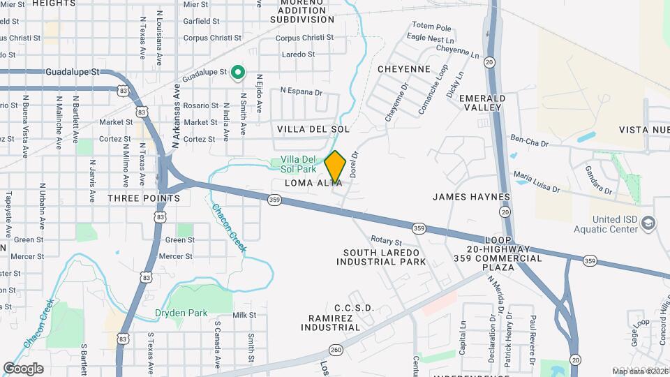 3802 Daniela Loop Map and Location Details