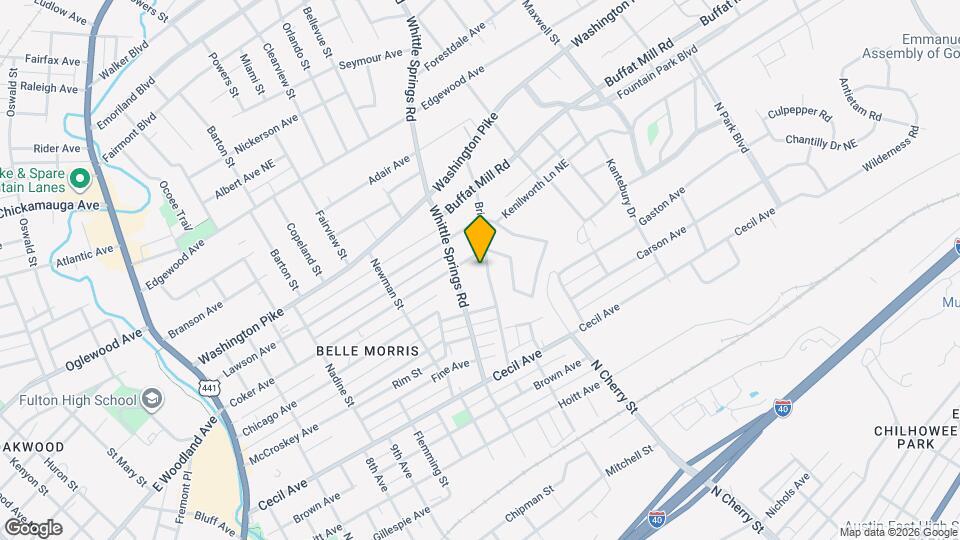 2313 Brice St Map and Location Details