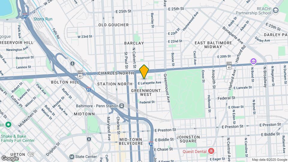 226 E Lafayette Ave Map and Location Details