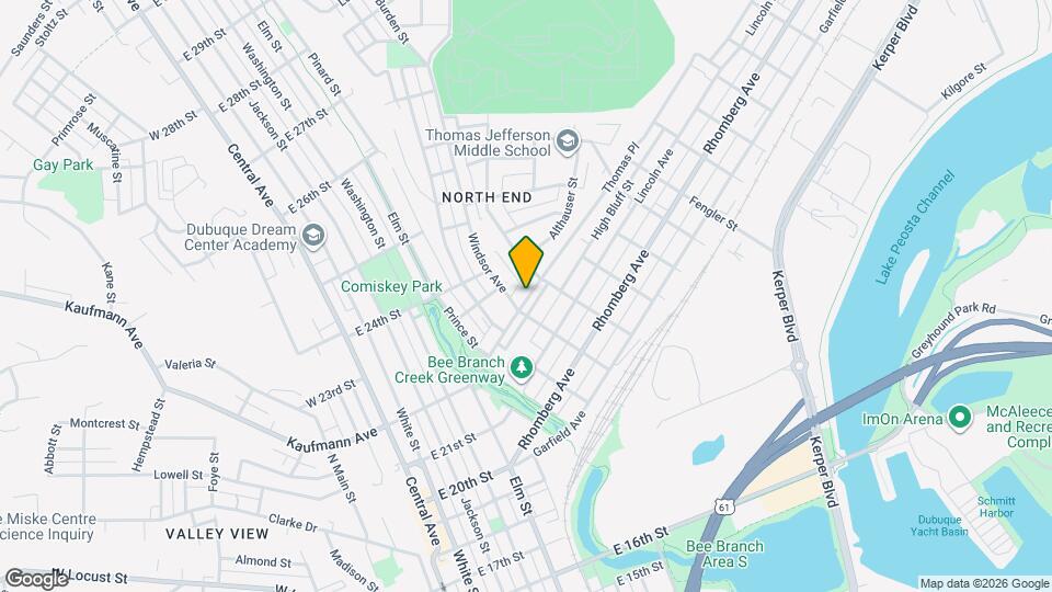 709 E 22nd St Map and Location Details