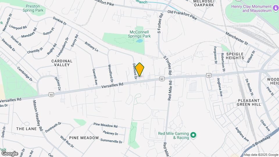1419-1427 Versailles Rd Mapa y Detalles de la Ubicación