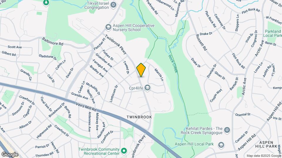 605 Twinbrook Pkwy Map and Location Details