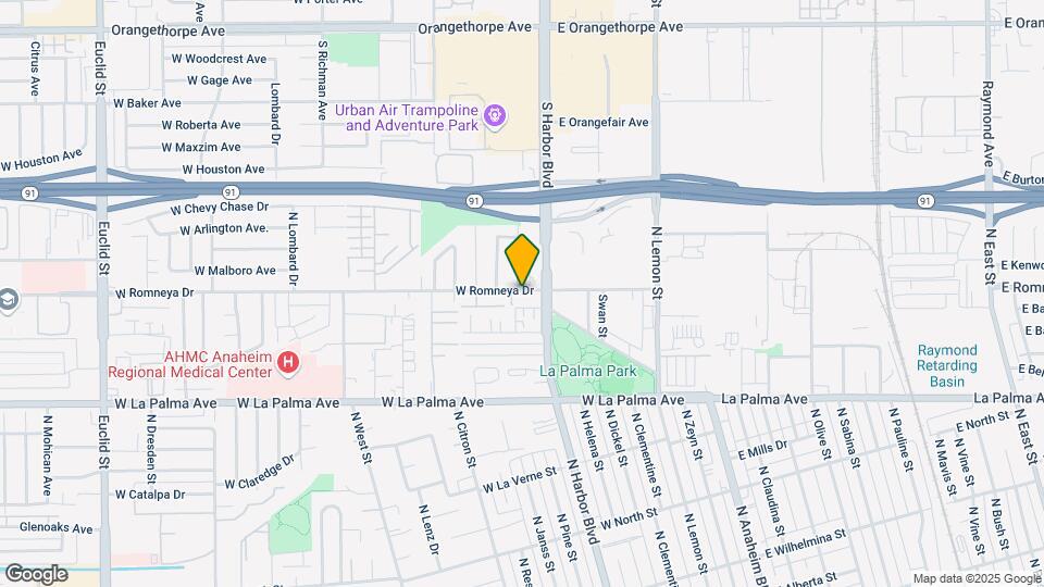 520 W Romneya Dr Map and Location Details