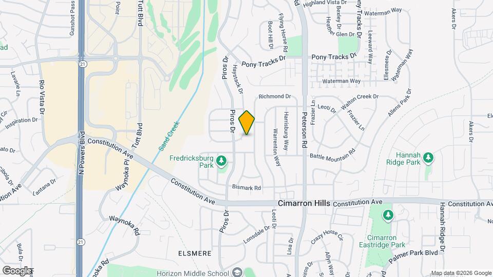 2775 Haystack Dr Map and Location Details