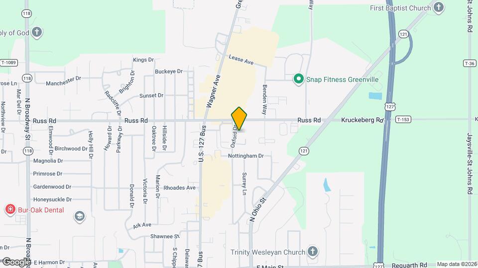 309 Oxford Dr Map and Location Details