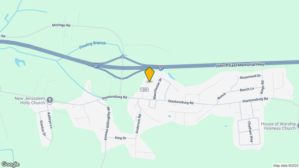 1539 Ashland Dr Mapa y Detalles de la Ubicación