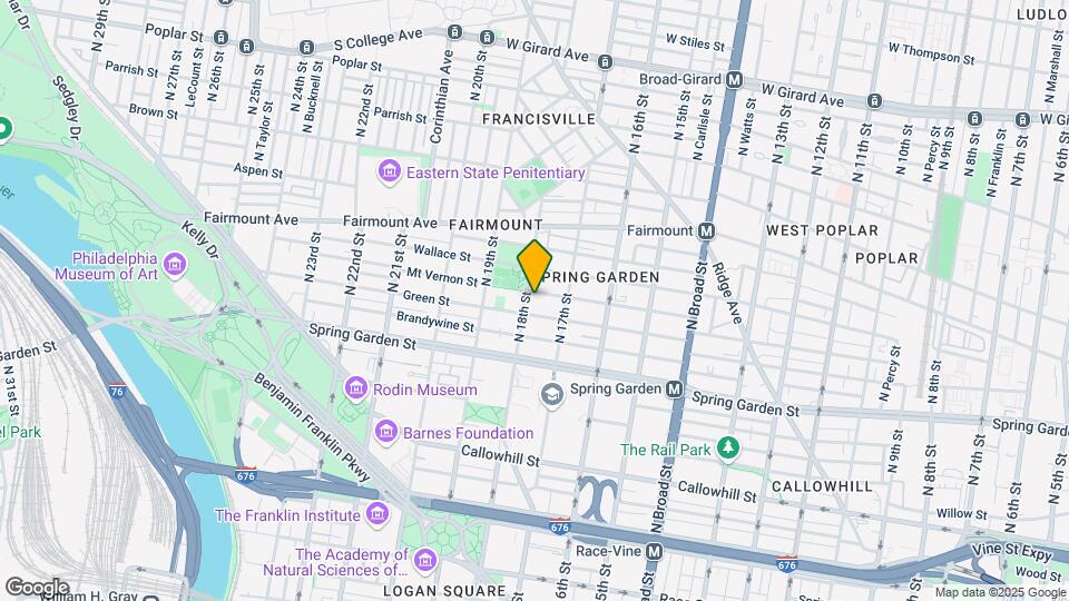 1734 Mount Vernon St Mapa y Detalles de la Ubicación