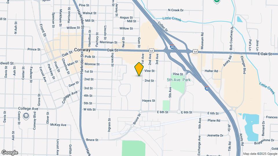 Park at Whispering Pines Map and Location Details