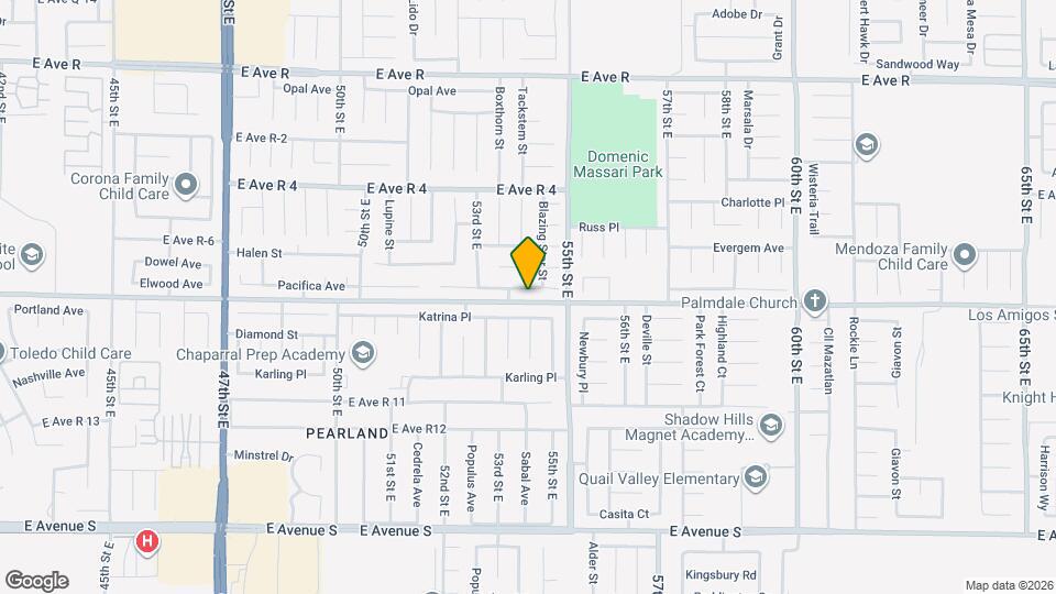 5350 Blue Sage Dr Map and Location Details