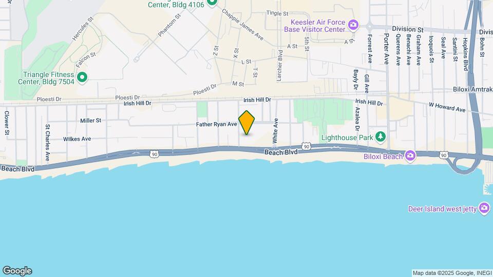 1282 Beach Blvd Map and Location Details